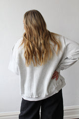 Embroidered WWJD Mock Neck Sweatshirt