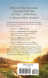 The 5-Minute Bible Study for Men: Pursuing a Life That Matte