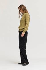 Contrast Hem Button Up Cardi