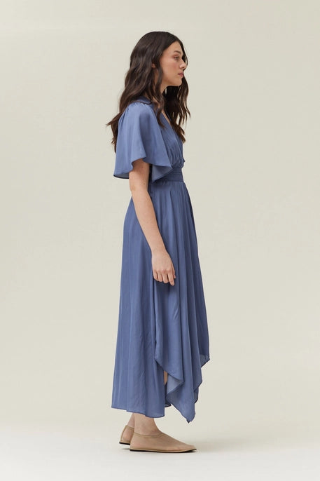 Unbalanced Skirt Maxi Dress