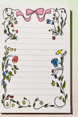 Floral Bow Border Notebook