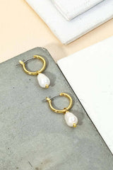 Mini Pearl Drop Earrings