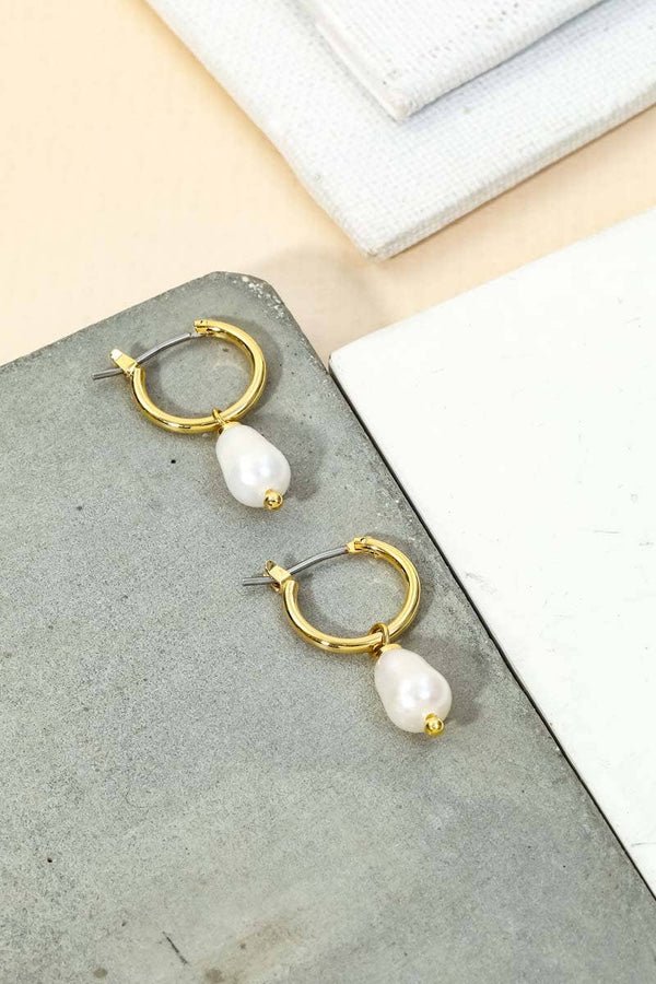Mini Pearl Drop Earrings