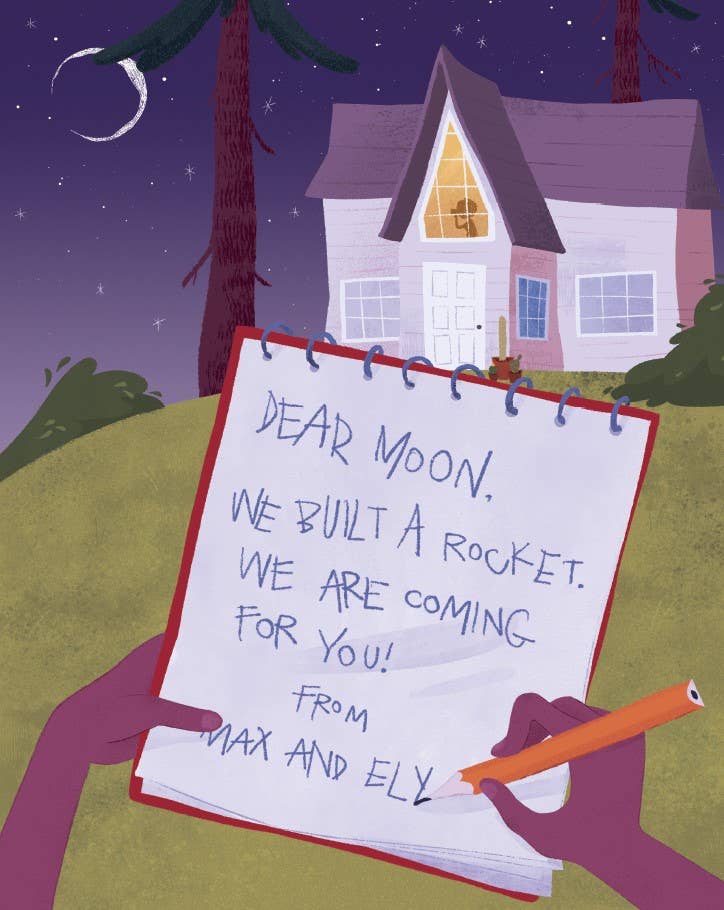 Dear Moon - Hardcover Kids' Book