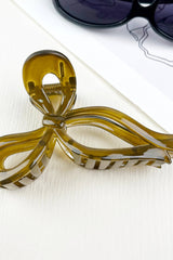 Jelly Bow Hair Claw Clip