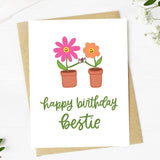 Happy Birthday Bestie Card