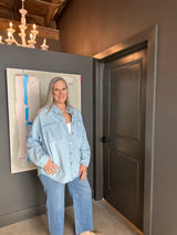 RISEN Oversized Denim Shirt