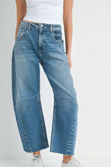 Barrel Jean w/ Seams