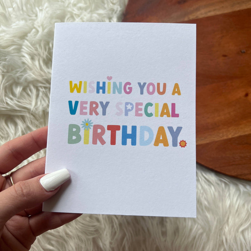 Wishing You A Very Special Birthday Card