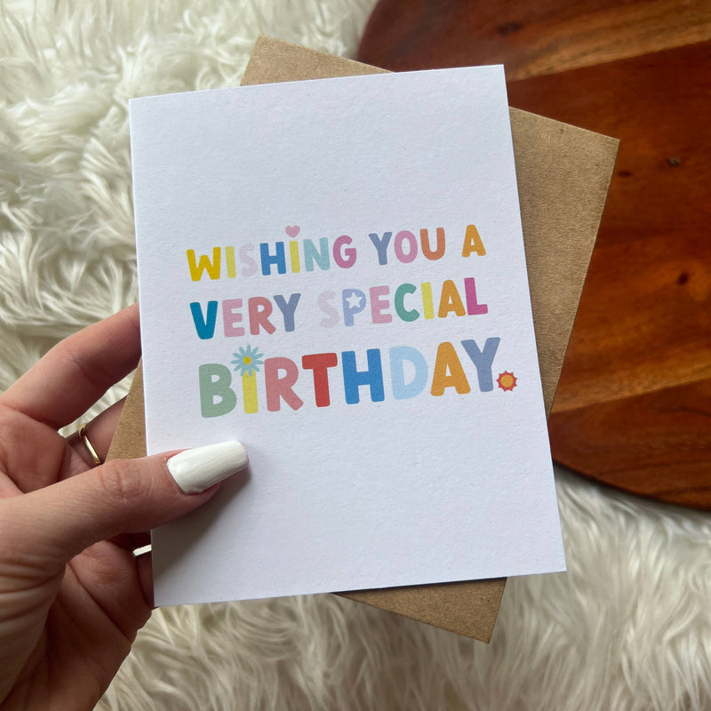 Wishing You A Very Special Birthday Card