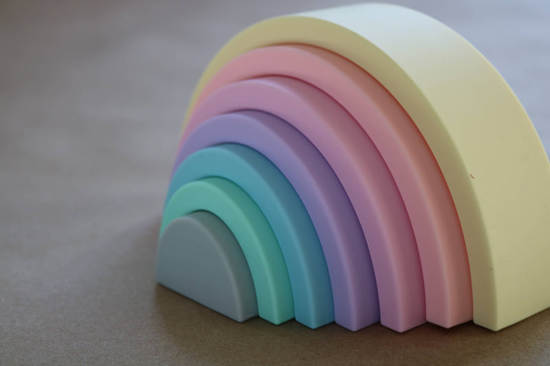 Rainbow Stacking Toy Color: Pastel