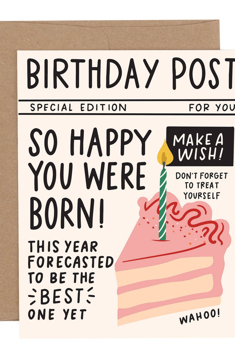 Birthday Post Greeting Card