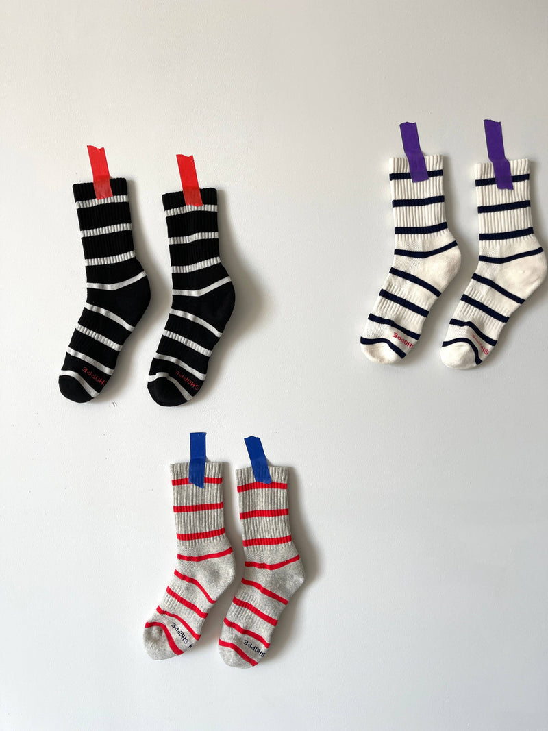 Striped Boyfriend Socks