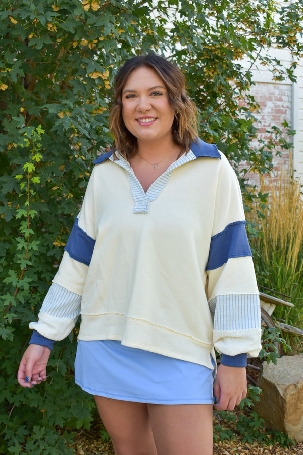 Peyton Color-Block Top