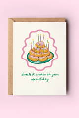 Sweetest Wishes Donuts & Sprinkles Card