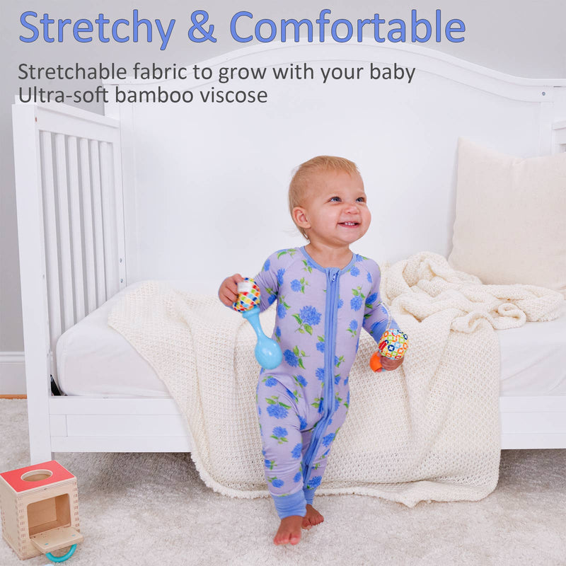 You Had Me At Hydrangea Baby Bamboo Pajamas