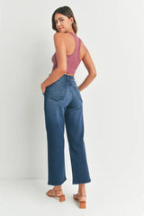 High Rise Cargo Pocket Wide Leg