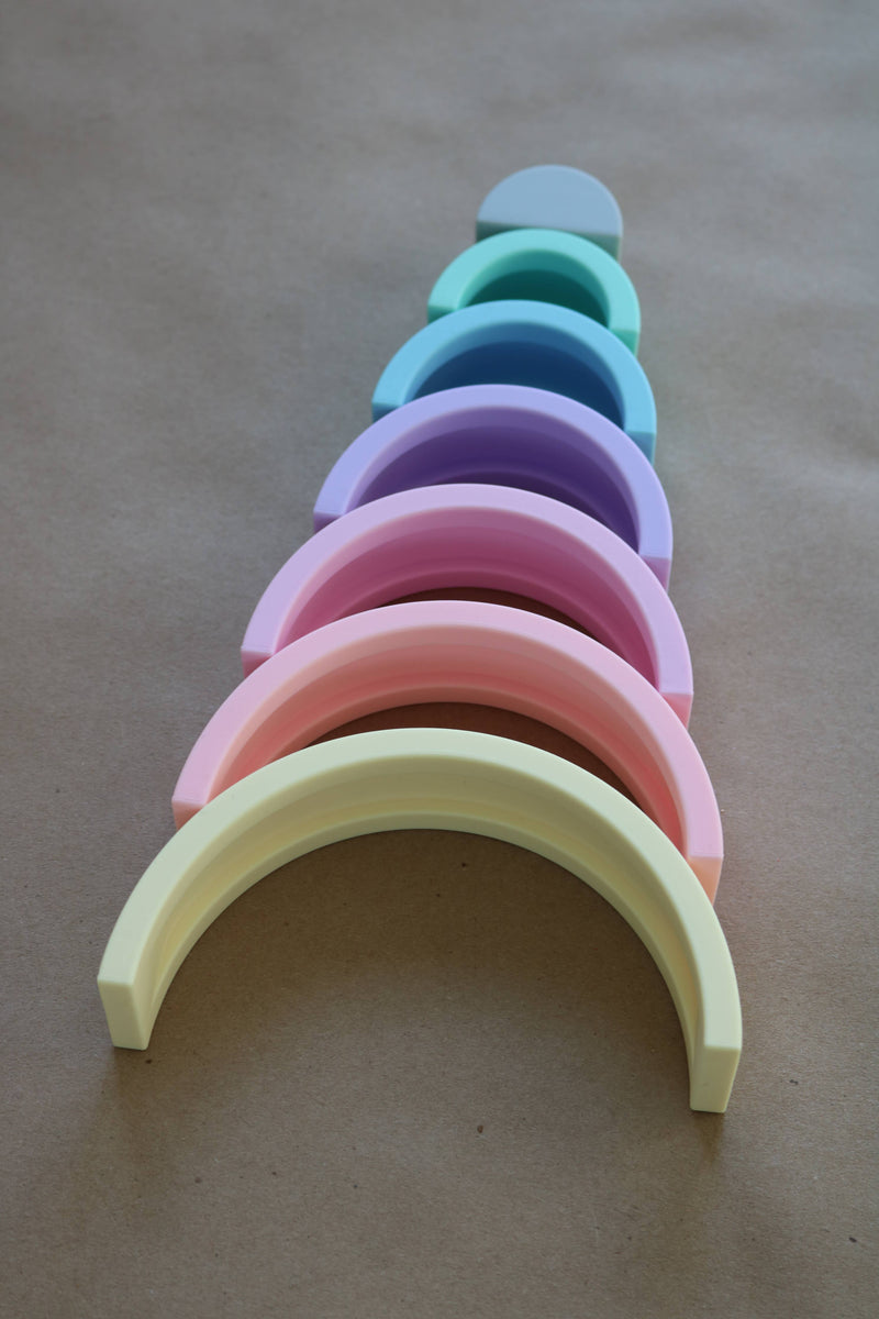 Rainbow Stacking Toy Color: Pastel