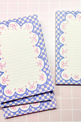 Pink Bow Scallops Notebook