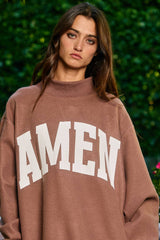 WWJD Mock Neck Sweatshirt