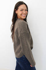 V-Neck Long Sleeve Sweater Top