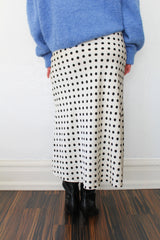 Polka Dot Slip Skirt