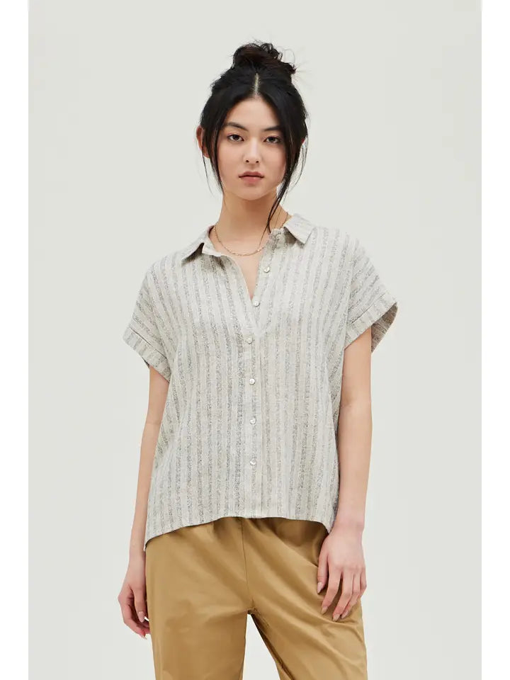 Linen Stripe Shirt