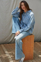 Denim Button-Down Shirt
