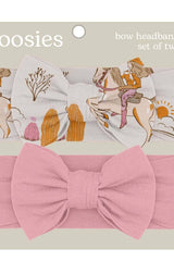 Saddle Up, Cowgirl Toile - Headband Set