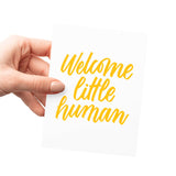 Little Human Letterpress Baby Card