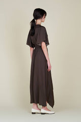 Unbalanced Skirt Maxi Dress