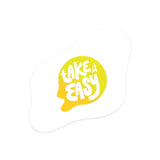 Take It Easy Egg Sticker