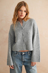 Button Front Cardigan