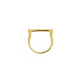 Gold Tennis Bar Ring