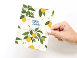 Many Thanks Lemon Pattern Card