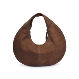 Farrah Suede Leather Hobo Purse