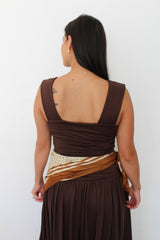 Ruched Side Sleeveless Dress