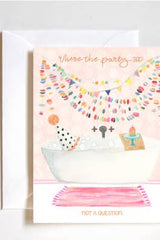 Bubble Bath Birthday Card