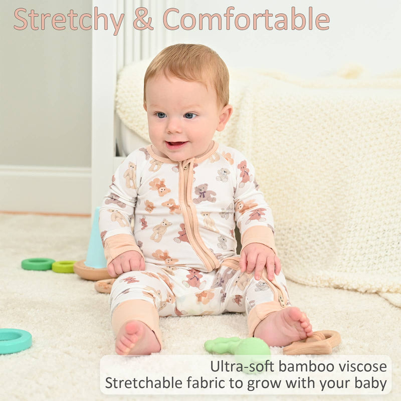Bear Hugs Baby Bamboo Pajamas