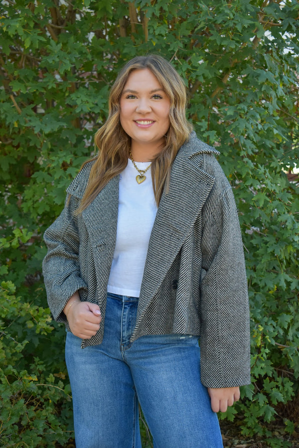 Nelly Herringbone Jacket