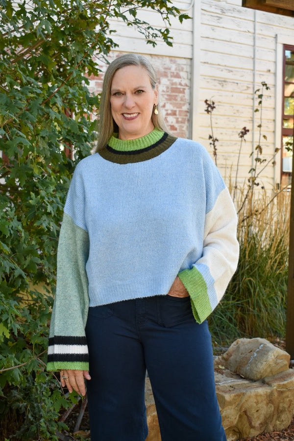 Veena Colorblock Sweater