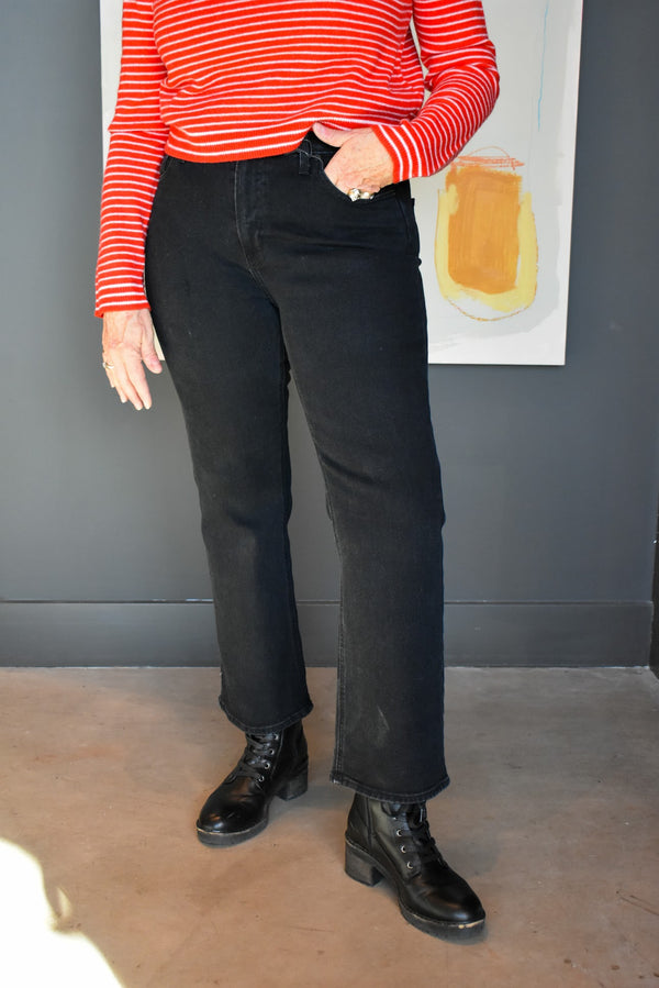 Andy Slim Cropped Bootcut Jeans