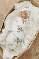 Knit Swaddle Blanket - Boone