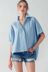 Relaxed Fit Short Sleeve Shirt