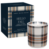Hello Fall 12 oz Boxed Soy Candle