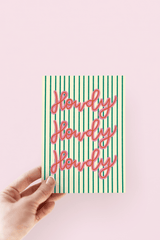 Howdy Howdy Howdy Card