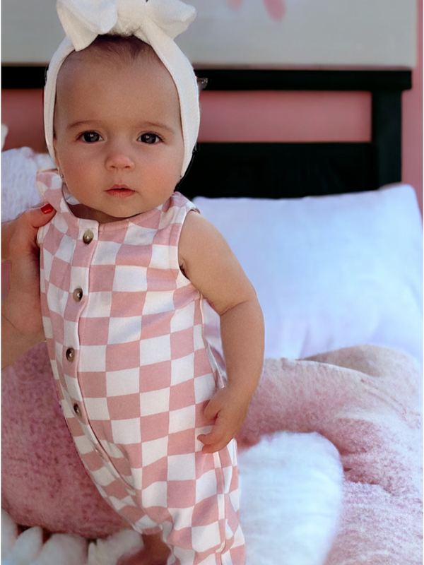 Strawberry Shortcake Checkerboard Jumpsuit