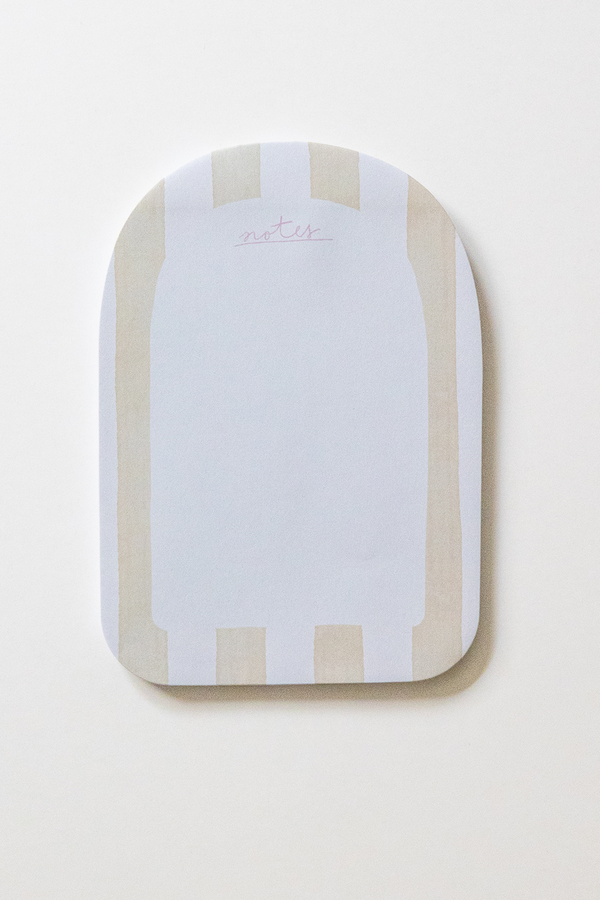 Yellow Stripes Notepad