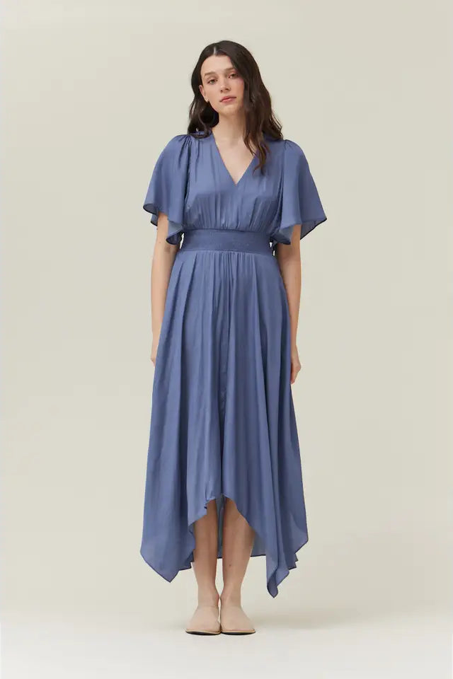 Unbalanced Skirt Maxi Dress