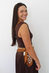 Ruched Side Sleeveless Dress